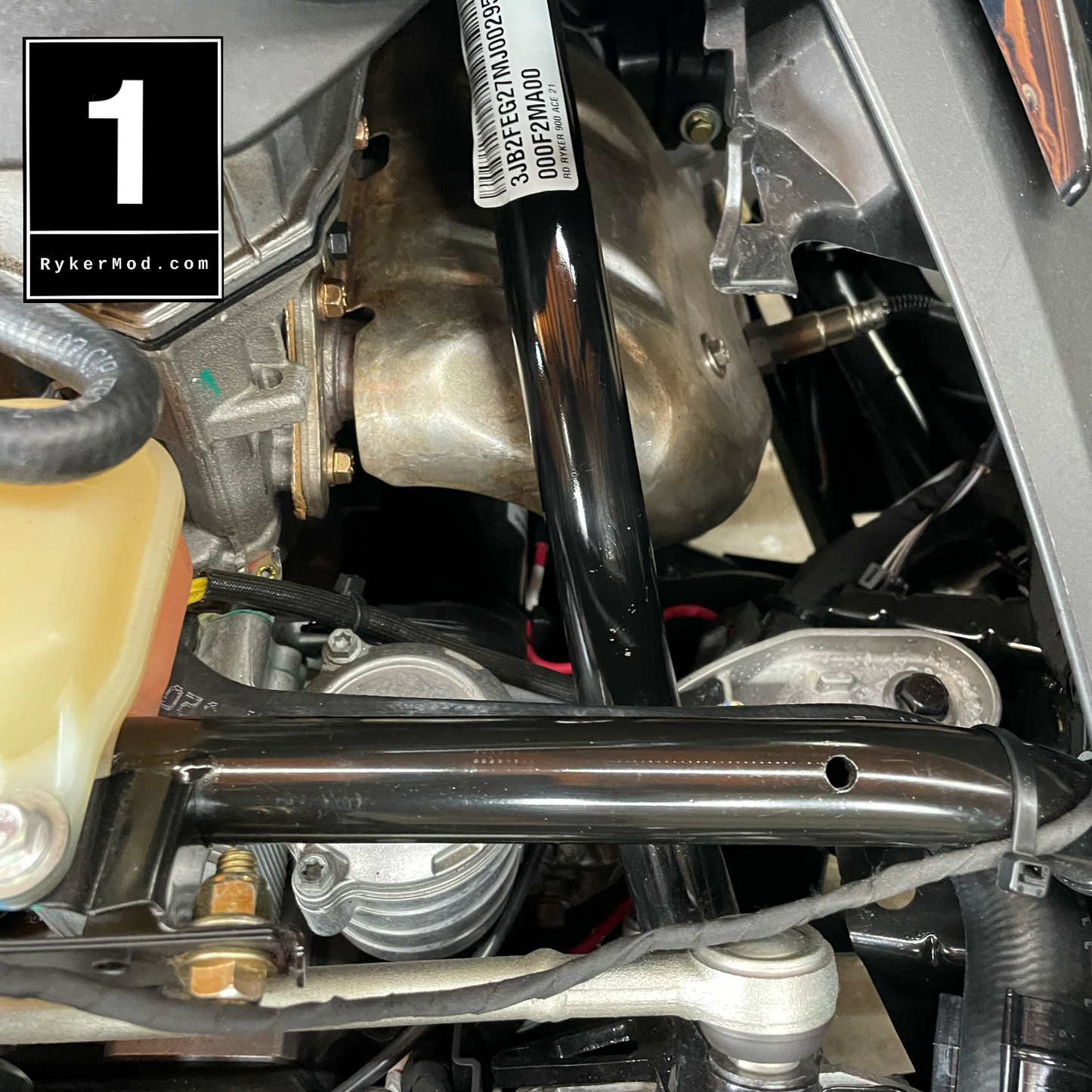RykerMod Steering Stabilizer Bracket Kit with Ohlins Stabilizer.