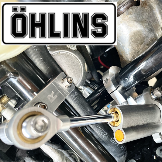 (Sold Out) RykerMod Steering Stabilizer Bracket Kit with Ohlins Stabilizer.