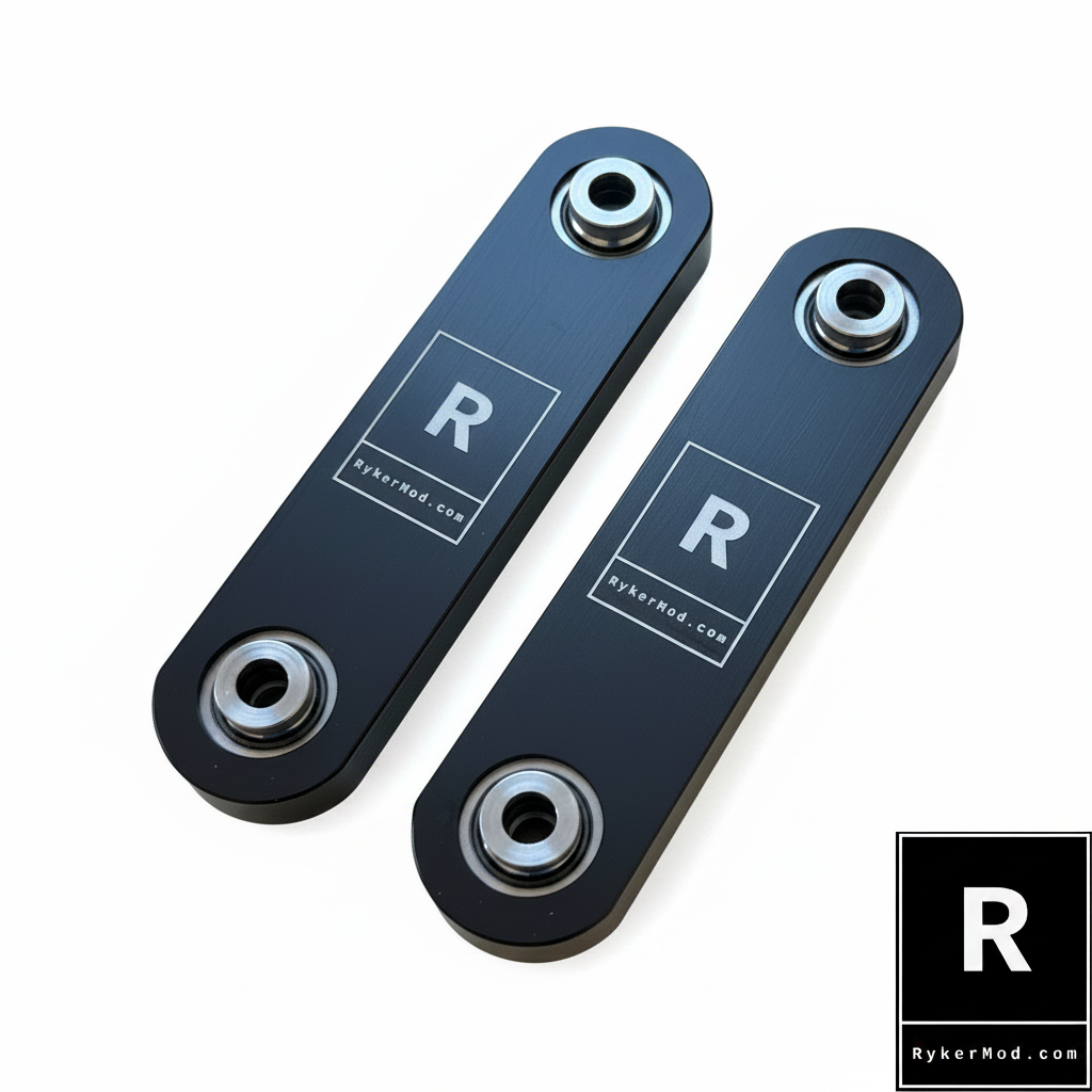 Black RykerMod Super Billet End Links, All Ryker Models 600-900