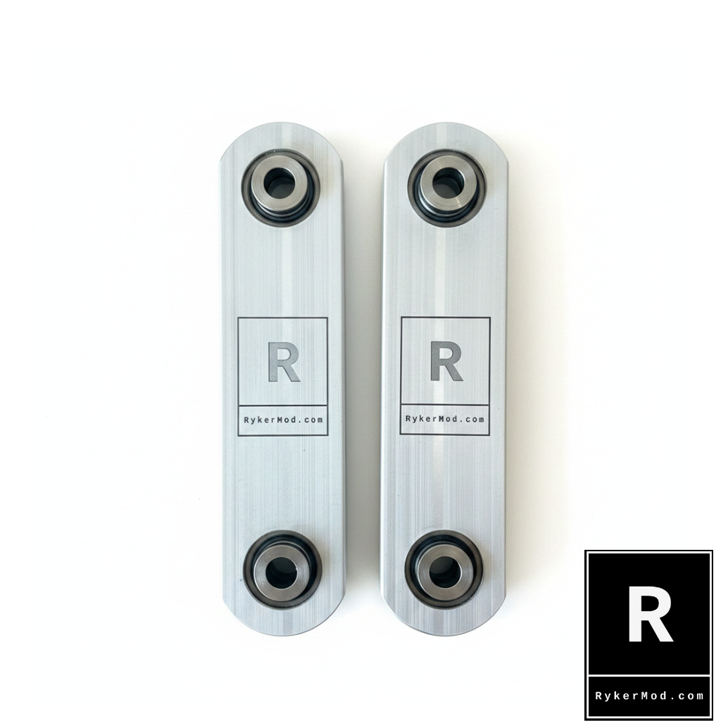 Silver RykerMod Super Billet End Links, All Ryker Models 600-900