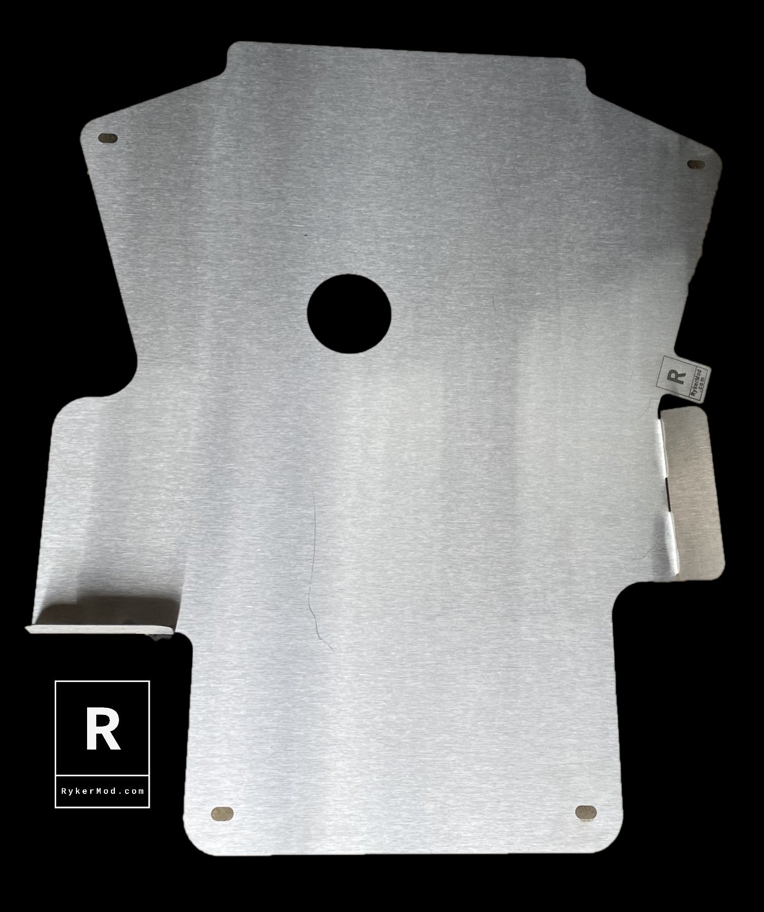 Engine guard with integrated VSS stone guard and Rectifier cooler chan ...